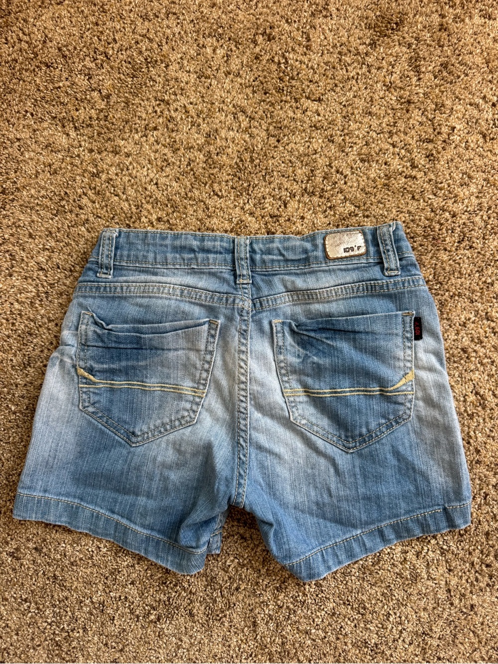 Vintage Light Wash Denim Jean Shorts